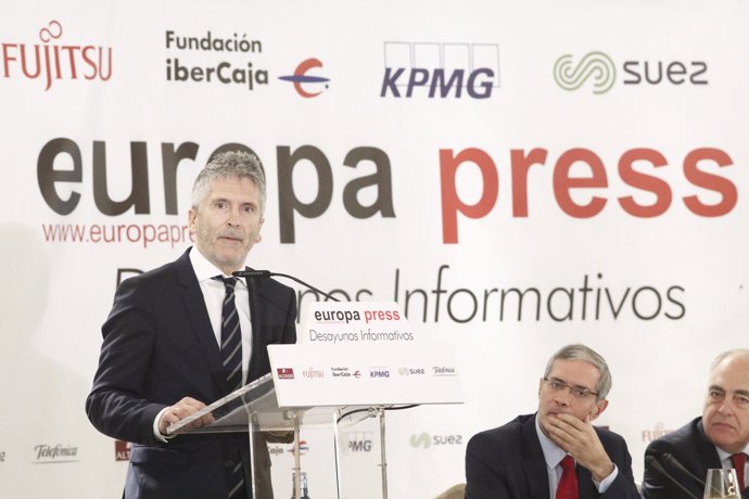 Esmorzar Informatiu d'Europa Press amb Fernando Grande-Marlaska