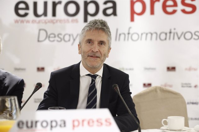 Desayuno Informativo de Europa Press con Fernando Grande-Marlaska