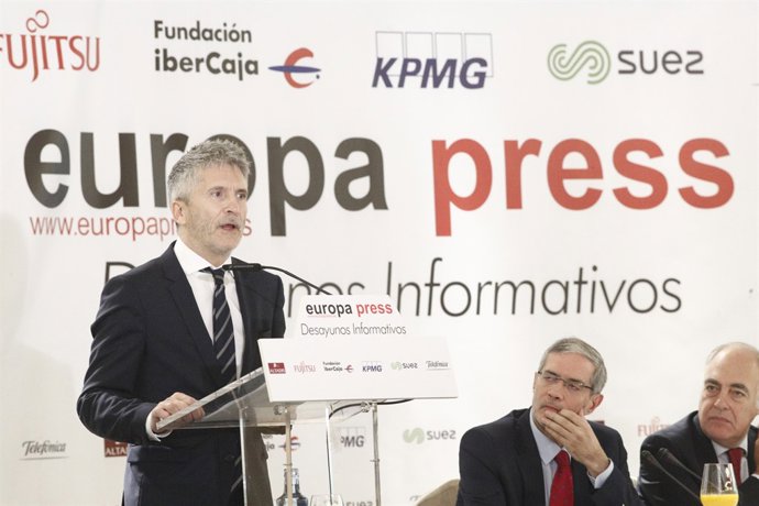 Esmorzar Informatiu d'Europa Press amb Fernando Grande-Marlaska