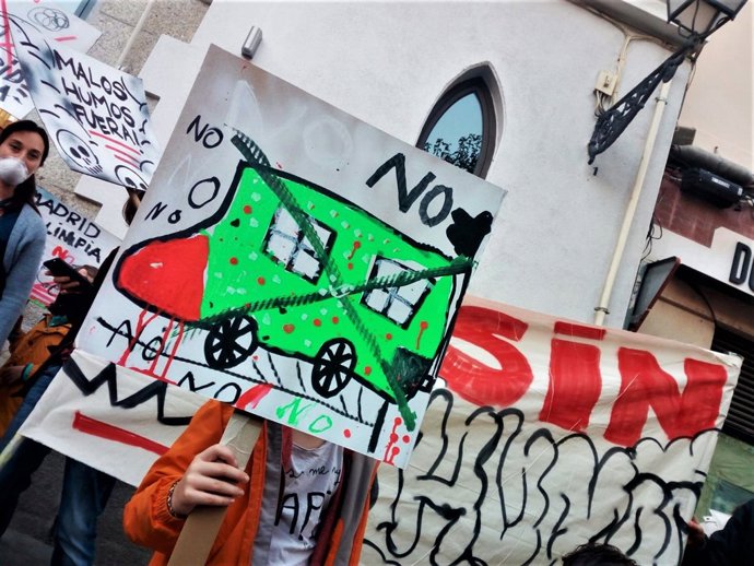 Manifestación a favor de Madrid Central