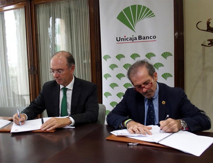 Renovación del acuerdo entre Unicaja Banco y el Colegio Abogados de Málaga