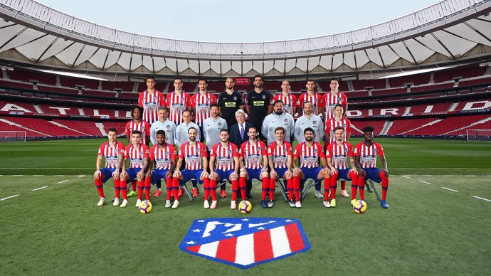 Foto oficial del Atlético de Madrid 2018-19