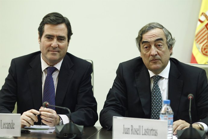 Juan Rosell y Antonio Garamendi