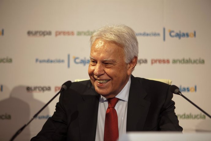 Felipe González, en los Desayunos de Europa Press Andalucía