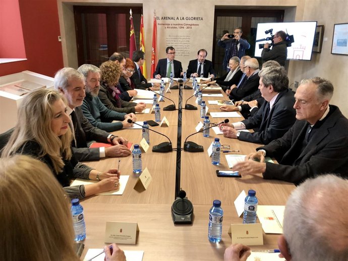 Ballesta reunión Patronato del Ramón Gaya