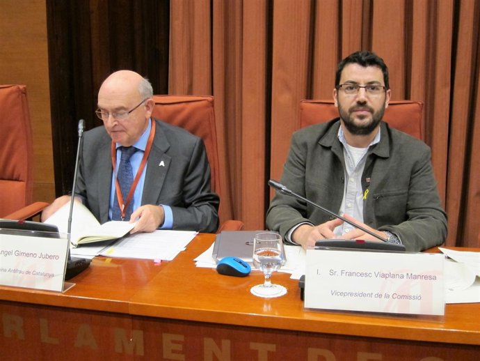 Miguel Ángel Gimeno (Oac) en la comisión de la Sindicatura de Comptes