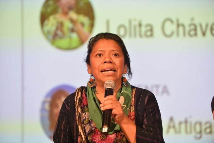 L'activista Lolita Chávez