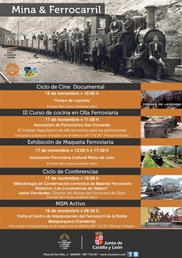 Programación del ciclo 'Mina & Ferrocarril'. 15-11-2018