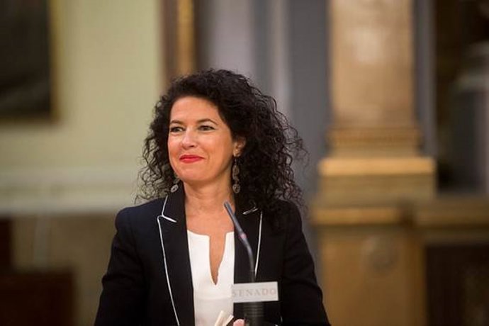 La portavoz adjunta de Unidos Podemos en el Senado, Maribel Mora