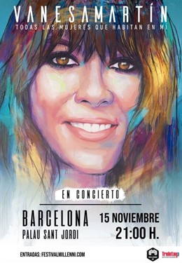 Vanesa Martín actuarà en el Palau Sant Jordi el 15 de novembre de 2019