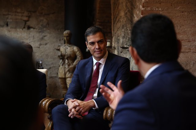Pedro Sanchez y el Presidente de Guatemala Jimmy Morales 