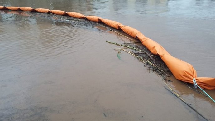 Agua acumulada en Gandia