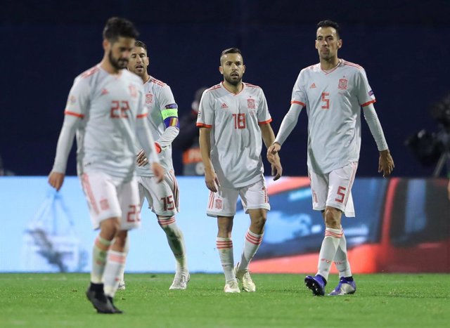 La selección española pierde ante Croacia