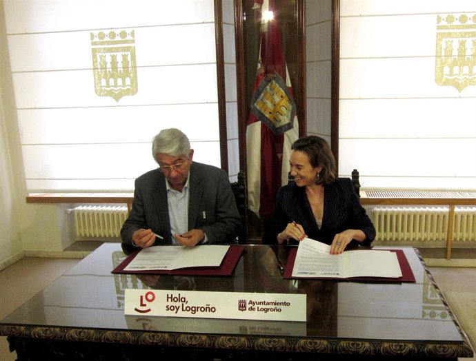 Gamarra y Alvarez, en la firma del convenio