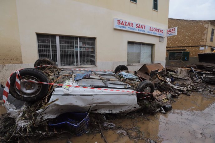 Imágenes de Sant Llorenç (Mallorca) tras las inundaciones