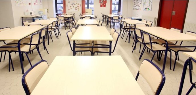 Imatge d'arxiu d'un aula