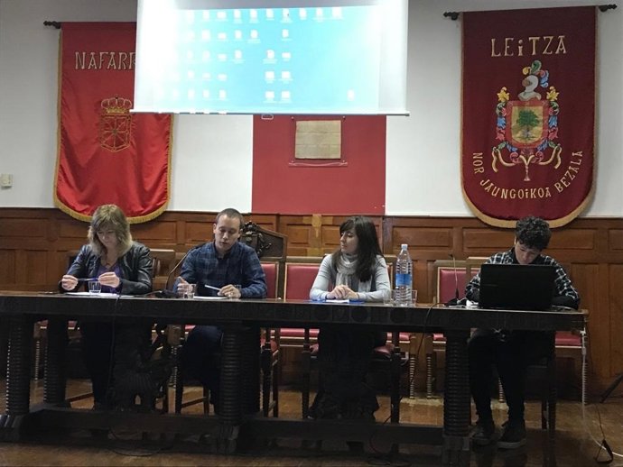 Ana Ollo, Mikel Zabaleta, Maite Iturre y Eneka Maiz