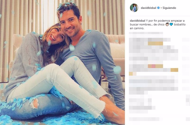 David Bisbal y Rasanna Zanetti anuncian el sexo de su bebé