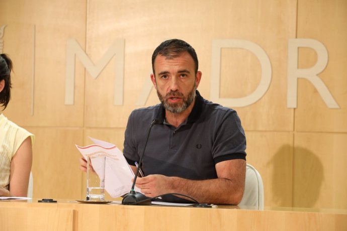 Nacho Murgui en rueda de prensa posterior a la Junta de Gobierno