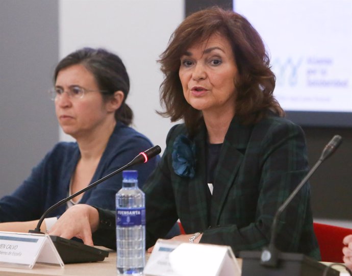 Carmen Calvo en el Encuentro “Mujer y Poder: liderazgo político"