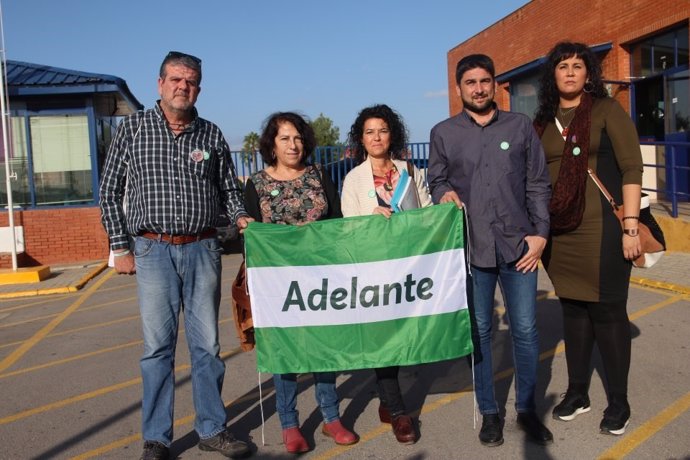 Candidatos de Adelante Andalucía visitan Sevilla I