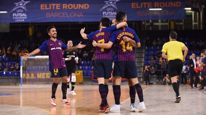 El Barça Lassa gana en Ronda Élite de fútbol sala