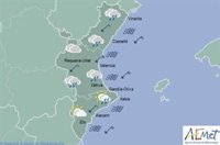 Continúan las lluvias este sábado en la Comunitat Valenciana, aunque con menor intensidad que las del viernes