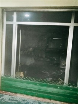 Incendio en una peluquería de El Campello