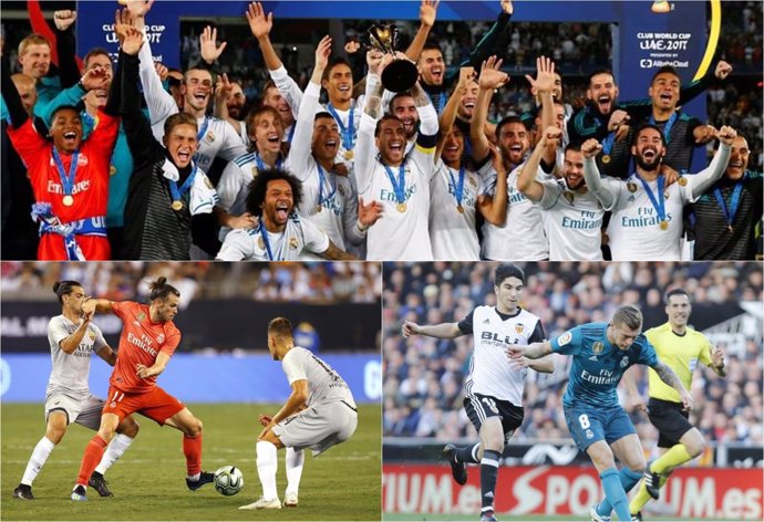 Real Madrid collage montaje