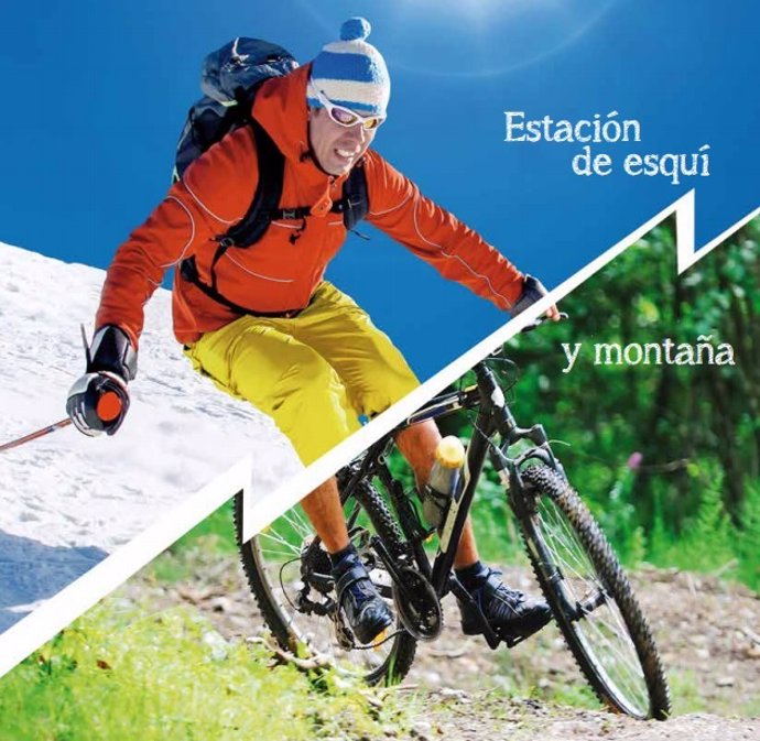 Cartel promocional de la estación de esquí de Alto Campoo