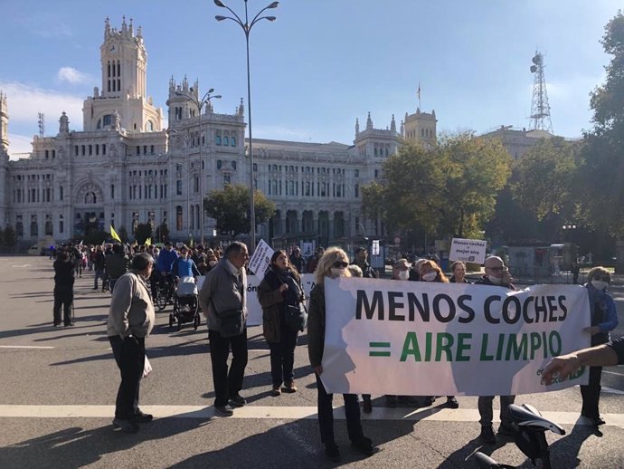 Manifestación a favor Madrid Central