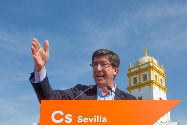 En Sevilla, acto público del candidato de Ciudadanos (Cs) a la Presidencia de la