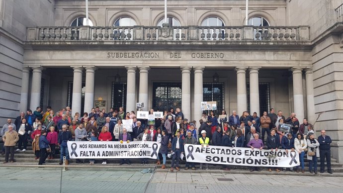 Veciños da parroquia de Paramos concéntranse en Tui