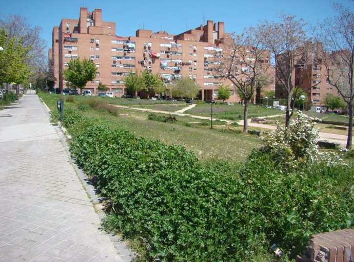Jardines del Campo del Toro en el distrito de Puente de Vallecas