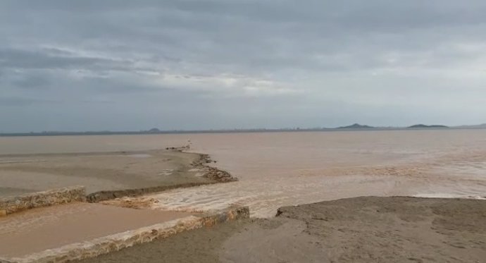 Episodio de lluvias en Los Alcázares