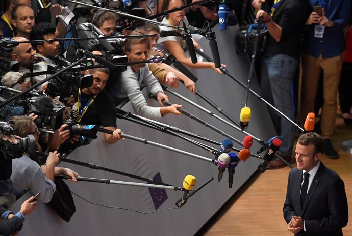 El presidente francés, Emmanuel Macron
