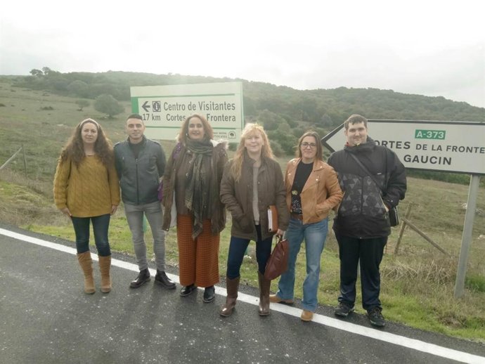 La candidata de Adelante Andalucía Ángela Aguilera