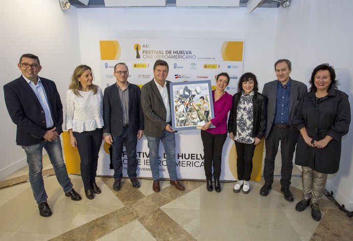 Entrega del premio Cine y Valores en el marco del Festival de Huelva