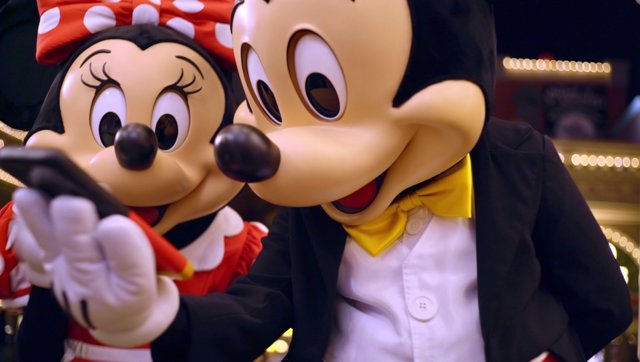 Minnie y Mickey Mouse