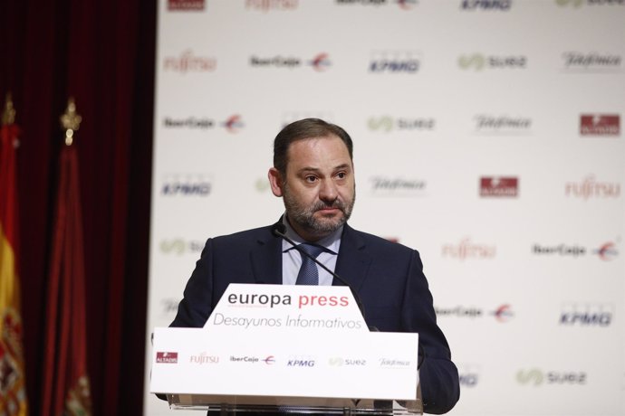 José Luis Ábalos interviene en los Desayunos Informativos de Europa Press en Mad