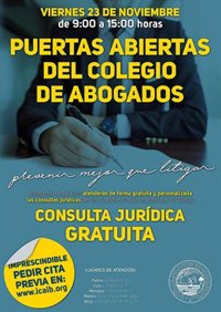Cerca de 80 abogados de Baleares atenderán este viernes gratuitamente consultas y dudas legales