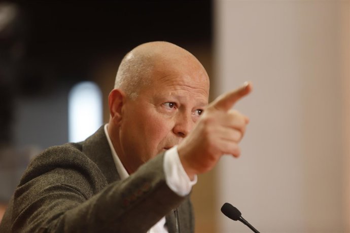 Javier Imbroda, en un acto de Cs en Málaga