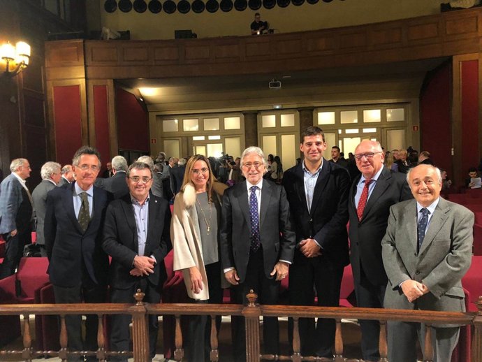 Representantes de la FOEG con Sánchez Llibre