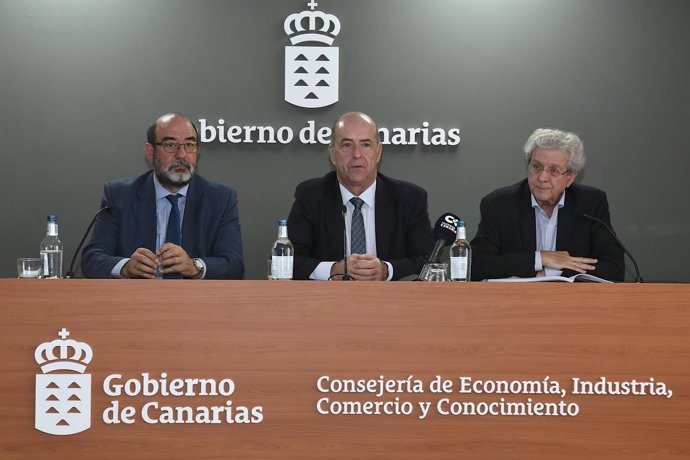 Vicente Marrero, Pedro Ortega y José Luis Guersi