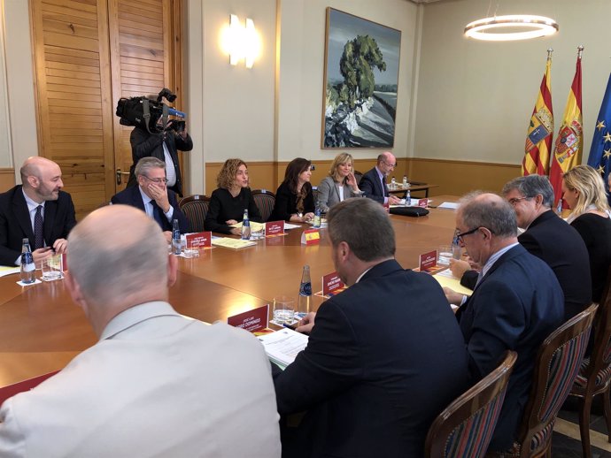 Batet ha participado hoy en la reunión de la Bilateral en Zaragoza