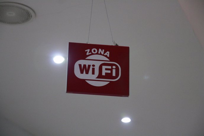 Imagen de archizo de una zona wifi