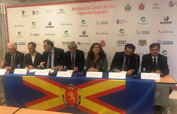 Presentación del Andalucía Costga del Sol Open de España