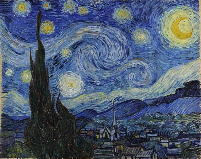 La noche estrellada de Van Gogh