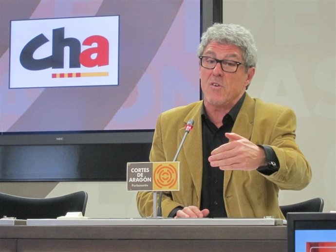 Gregorio Briz este lunes en rueda de prensa.