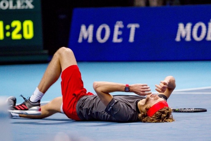 Alexander Zverev tras ganar las Finales de la ATP